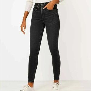 Loft Black High Rise The Skinny Jeans